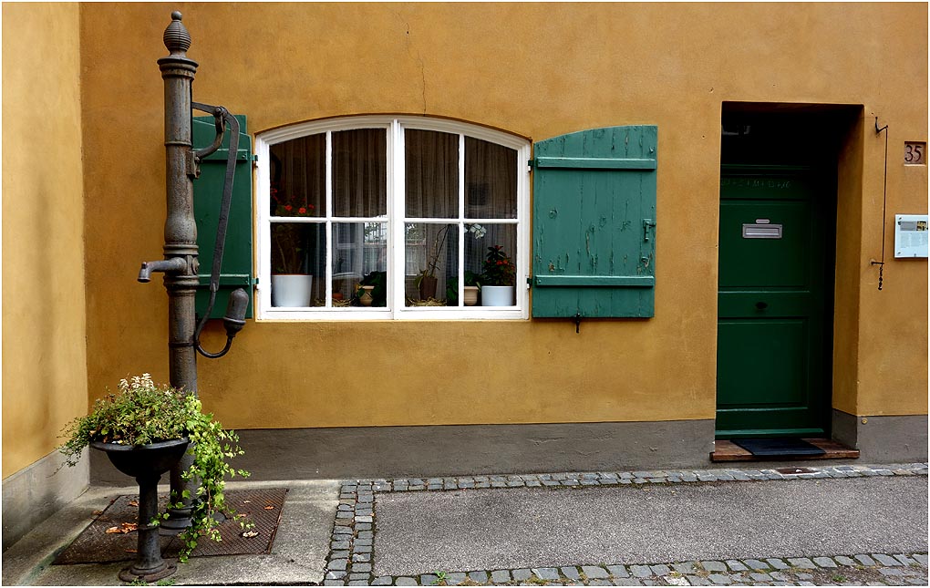 In der Fuggerei in Augsburg 2016