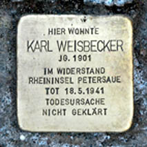 Stolperstein Onkel Karl