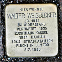 Stolperstein Onkel Walter